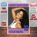 Personalised Katrina Kaif 4 INSPIRED THEME Celebrity Birthday Card (SA)