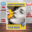 Personalised Katrina Kaif 7 INSPIRED THEME Celebrity Birthday Card (SA)