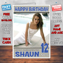 Personalised Keira Knightley 3 INSPIRED THEME Celebrity Birthday Card (SA)