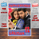 Personalised Khoobsurat Bollywood Inspired Style Birthday Card (SA)
