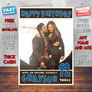 Personalised Kia And Kabir 2 Bollywood Inspired Style Birthday Card (SA)