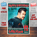 Personalised Kick Bollywood Inspired Style Birthday Card (SA)