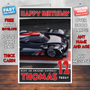 Personalised Kids - Adults - Cadillac-1 Cars Birthday Card (SA)