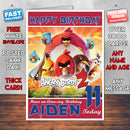 Personalised Kids Angry Birds 2 The Flock Game Inspired Style Birthday Card (SA)