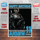 Personalised Kids Anya Stroud Gears Of War Game Inspired Style Birthday Card (SA)