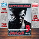 Personalised Kids Batman Arkham Origins Game Inspired Style Birthday Card (SA)