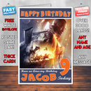 Personalised Kids Battlefield 1 Xbox Game Inspired Style Birthday Card (SA)