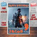 Personalised Kids Battlefield 31 Game Inspired Style Birthday Card (SA)