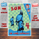 Personalised Kids Inspired Ben 10 Frio Birthday Card (SA)