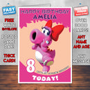 Personalised Kids Inspired Birdo MP9 Birthday Card (SA)