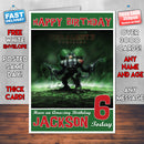 Personalised Kids Command And Conquer Red Alert 3 Game Inspired Style Birthday Card (SA)