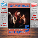 Personalised Kids DMC 1 Game Inspired Style Birthday Card (SA)