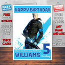 Personalised Kids DMC Vergil Game Inspired Style Birthday Card (SA)
