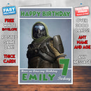 Personalised Kids Destiny Hunter Game Inspired Style Birthday Card (SA)
