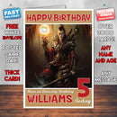 Personalised Kids Diablo Iii 3 Game Inspired Style Birthday Card (SA)