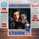 Personalised Kids Elizabeth Bioshock Infinite Game Inspired Style Birthday Card (SA)
