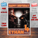 Personalised Kids F E A R 3 Game Inspired Style Birthday Card (SA)