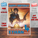 Personalised Kids Fable 3 Game Inspired Style Birthday Card (SA)