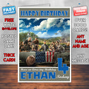 Personalised Kids Far Cry 2 Game Inspired Style Birthday Card (SA)