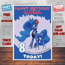 Personalised Kids Inspired Gamer Luna Birthday Card (SA)