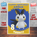 Personalised Kids Inspired Goomy Avatar Birthday Card (SA)