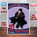 Personalised Kids Inspired Harry Potter 01 Birthday Card (SA)