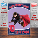 Personalised Kids Inspired Harry Potter 02 Birthday Card (SA)