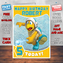 Personalised Kids Inspired Hermano Hielo Fanart Birthday Card (SA)