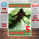 Personalised Kids Human Necromancer Game Inspired Style Birthday Card (SA)