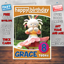 Personalised Kids Inspired In The Night Garden 6 Style Theme Personalised Kidshows Birthday Card (SA)