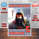 Personalised Kids Killzone Shadow Fall 2 Game Inspired Style Birthday Card (SA)
