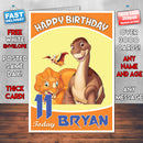 Personalised Kids Inspired LBT Cropped Showimage Birthday Card (SA)