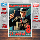 Personalised Kids L A Noire 3 Game Inspired Style Birthday Card (SA)