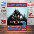 Personalised Kids Left 4 Dead 2 Game Inspired Style Birthday Card (SA)