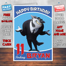 Personalised Kids Inspired Main Linnux Birthday Card (SA)