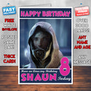 Personalised Kids Mass Effect 2 Game Inspired Style Birthday Card (SA)