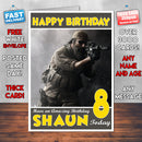 Personalised Kids Medal Of Honor Warfighter 2 Game Inspired Style Birthday Card (SA)