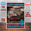 Personalised Kids Mercedes Benz AMG Game Inspired Style Birthday Card (SA)