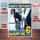 Personalised Kids Mirrors Edge 1 Game Inspired Style Birthday Card (SA)