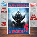 Personalised Kids NYX Assassin Dota 2 Game Inspired Style Birthday Card (SA)