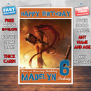 Personalised Kids Nariko Heavenly Sword Game Inspired Style Birthday Card (SA)
