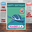 Personalised Kids Inspired OCTANAUGHTS 12 Bithday Card (SA)