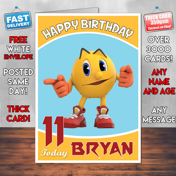 Personalised Kids Inspired PAC Birthday Card (SA)