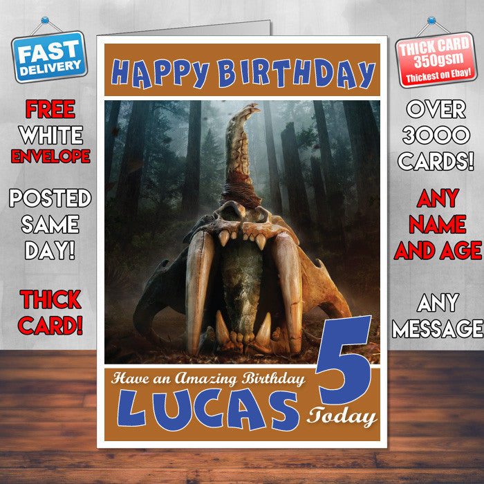 Personalised Kids Primal 1 Far Cry Game Inspired Style Birthday Card (SA)