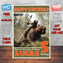 Personalised Kids Primal Sabertooth Far Cry Game Inspired Style Birthday Card (SA)