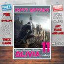 Personalised Kids Unity Arno Assassins Creed Game Inspired Style Birthday Card (SA)
