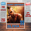 Personalised Kids Vaas Far Cry Game Inspired Style Birthday Card (SA)