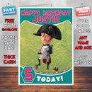 Personalised Kids Inspired Vilnius 3D Birthday Card (SA)