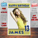 Personalised Kimberley Wash 2 Celebrity Inspired Style Birthday Card (SA)