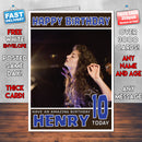 Personalised LORDE Indie Celebrity Inspired Style Birthday Card (SA)